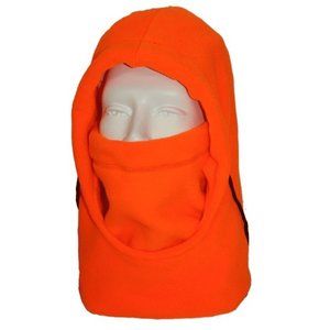 Orange Fleece Versatile Hood